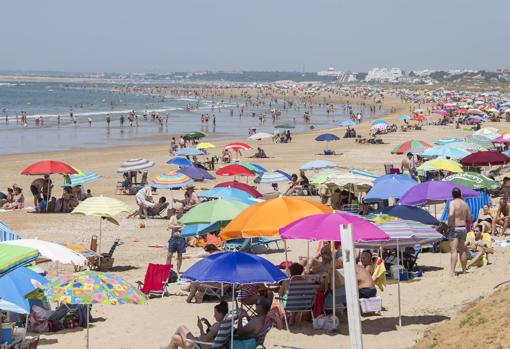 Imagen de la playa de Punta Umbría
