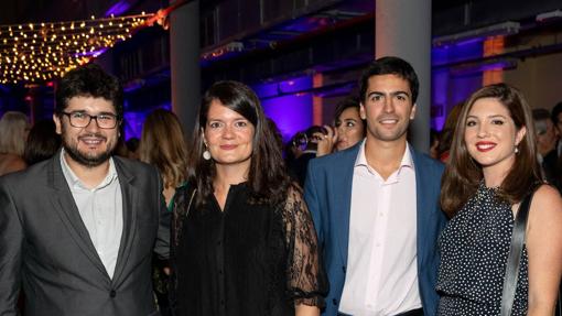 Rafael Sánchez, Isabel Aguilar, Luis Ybarra y Guadalupe Monterroso