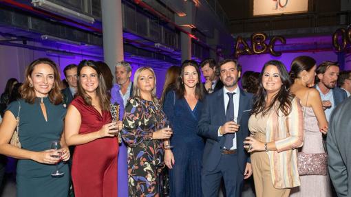 Elena Muñoz, Emma Pintado, María León, Marian Bueno, José Manuel Galán e Isabel Rodríguez