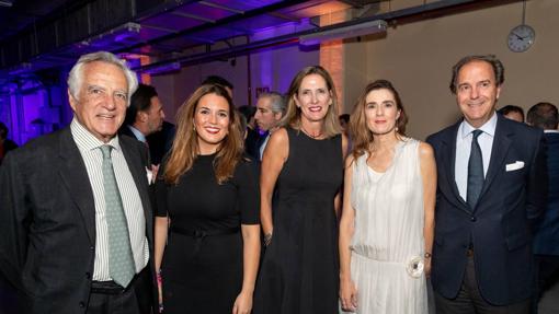 José María Bustillo, Guadalupe Guerrero, Berta Pascual, María Jesús Pereira e Ignacio de la Oliva