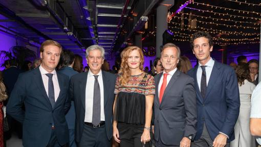 Salvador Toscano, Ignacio Terrats, Cristina Camoyán, Fernando Murube e Ignacio Terrats