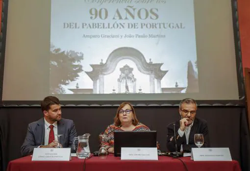 João Queirós, Amparo Graciani y João Martins