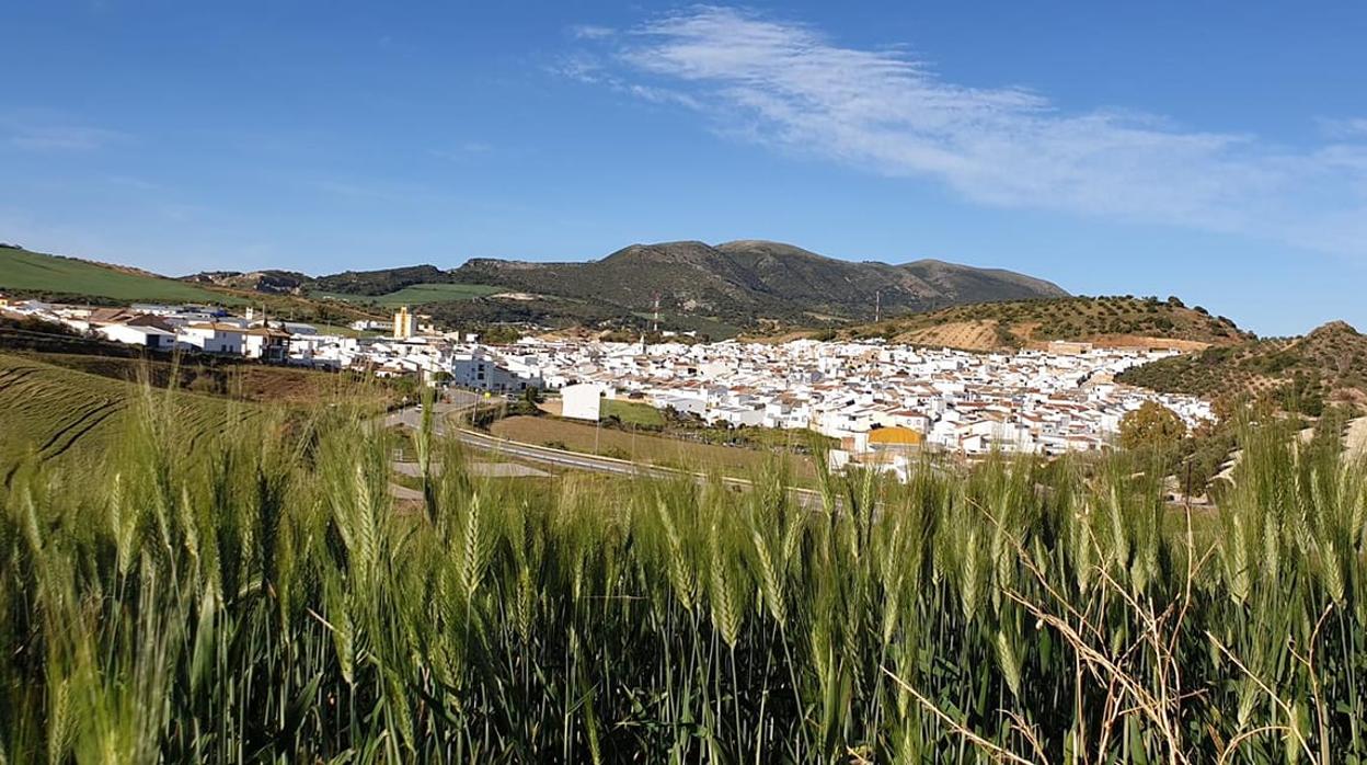 Mapa de la zona de Pruna donde ha tenido lugar el terremoto