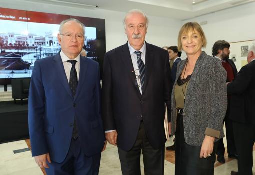 Álvaro Ybarra, Vicente del Bosque y María Jesús Catalá