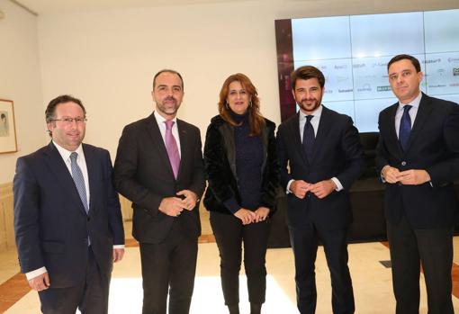 Lorenzo López, Javier Millán de Cózar, Sonia Gaya, Beltrán Pérez y Juan de la Rosa
