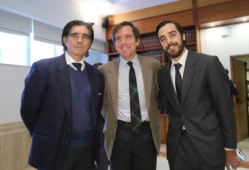 José Manuel Parejo, Eduardo Dávila Miura y Jaime Soto
