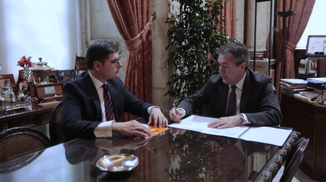 Espadas y Pimentel, en su encuentro de este miércoles