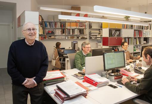 Ramón Montserrat Ballesté en las instalaciones de Imbrice