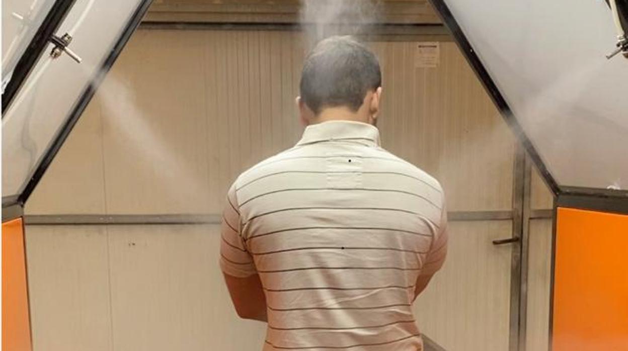 El túnel de desinfección contra el coronavirus