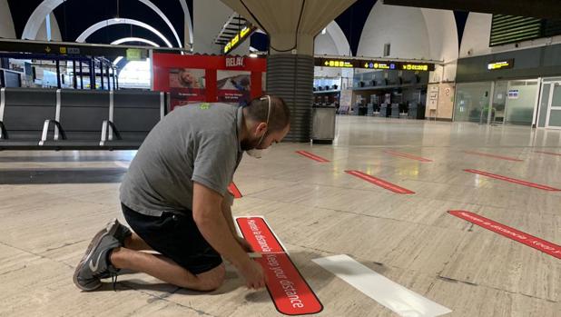 El aeropuerto de Sevilla se arma contra el Covid para reactivar los vuelos