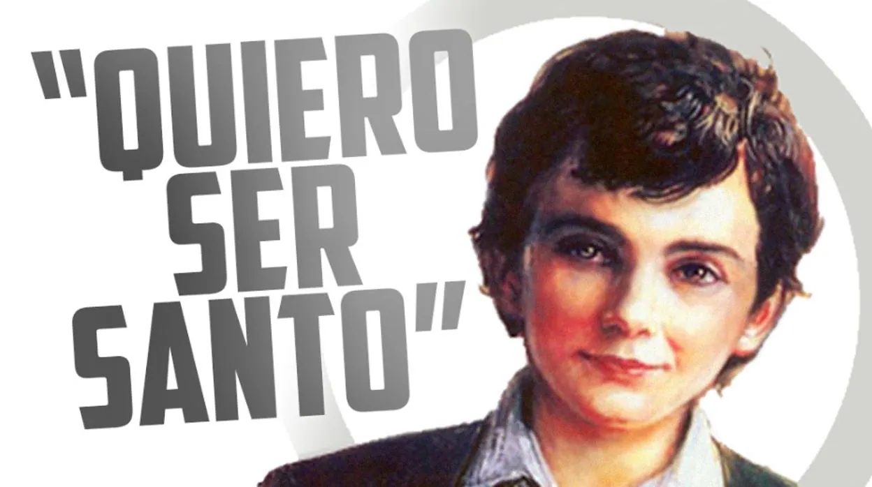 Domingo Savio protagoniza la magen de la portada de la web Quierosersanto.com