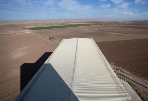 Imagen desde la torre del silo