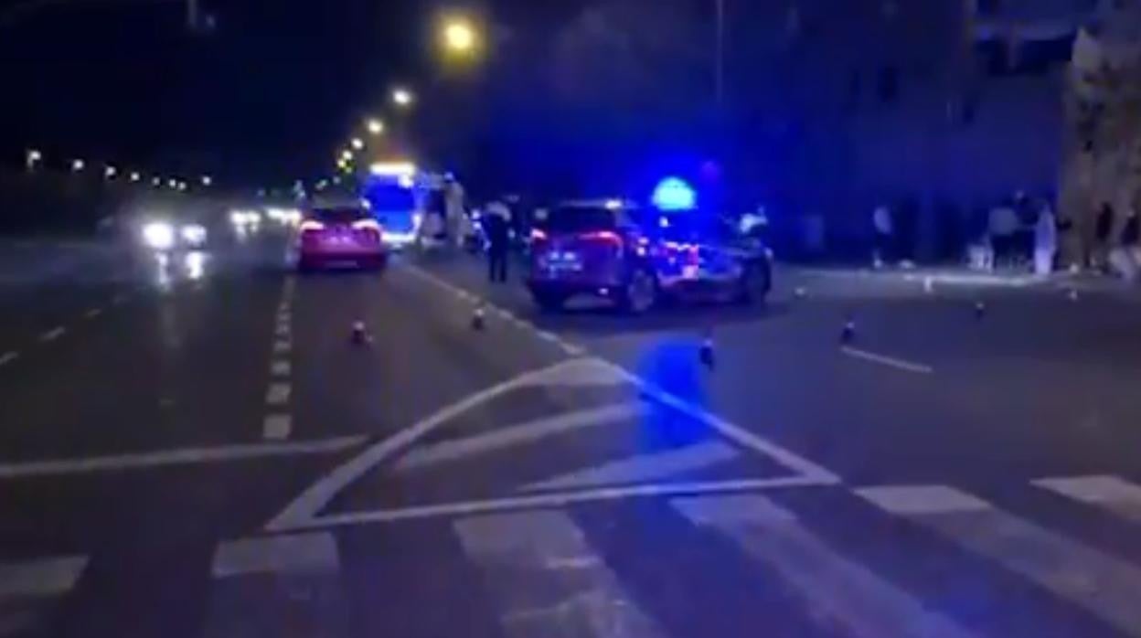 Lugar del accidente en el que ha fallecido este miércoles un motorista