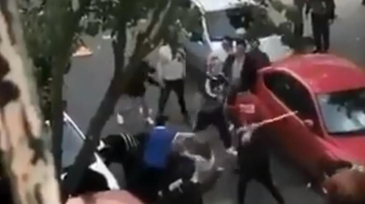 Fotograma del vídeo grabado por una vecina