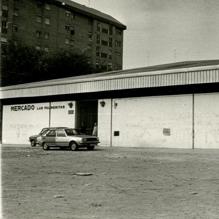 La fachada del mercado en 1981