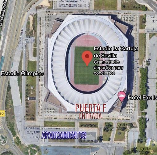 El estadio de la Cartuja de Sevilla comienza este jueves a funcionar como centro de vacunación masiva frente al Covid