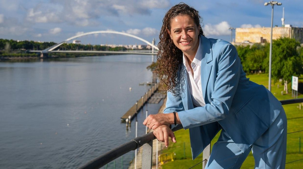 Isabel Sánchez en el Centro de Alto Rendimiento de la Cartuja