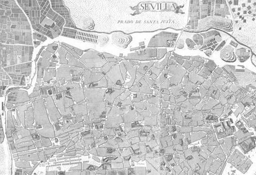 Plano de Sevilla de Pablo de Olavide