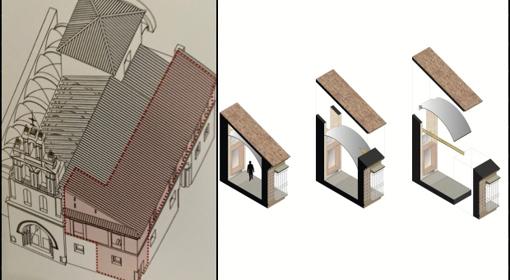 La zona que se habilitará como museo y la sección del futuro espacio