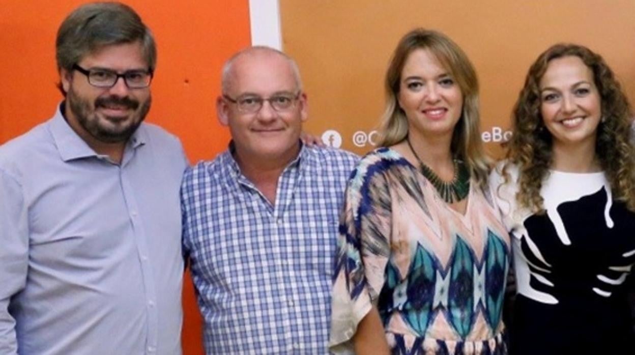 Antonio Bejarano con Fran Hervías, exsecretario general de Ciudadanos