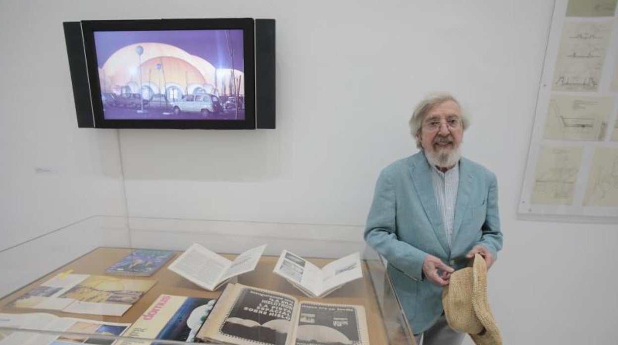 José Miguel de Prada Poole, en la exposición que le dedicó el CAAC en 2019