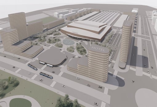 Propuesta de ordenación del entorno de Santa Justa de Cruz y Ortiz para Adif