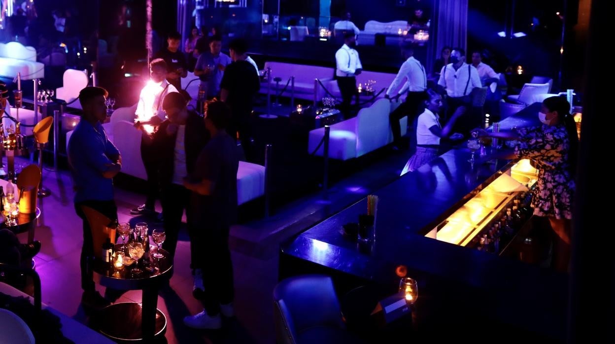Interior de una discoteca
