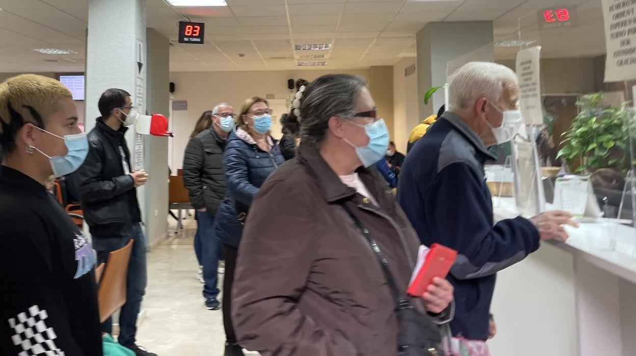 Interior de un centro de salud de Sevilla