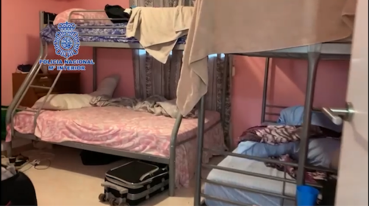 Las víctimas de esta red de trata vivían hacinadas, hasta doce en una misma habitación