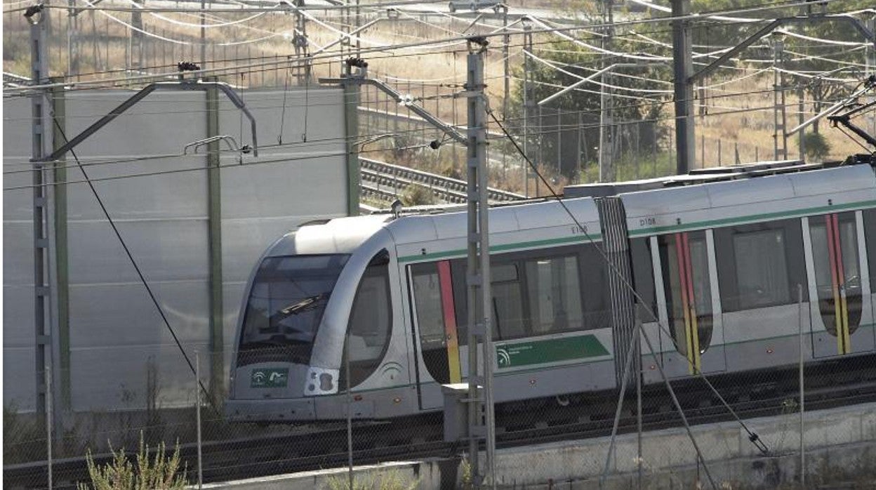 El metro de Sevilla a su paso por el Aljarafe
