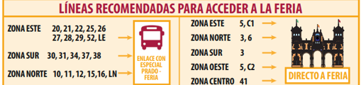 Líneas de autobuses para ir a la Feria de Abril de Sevilla 2022: tarifas, recorridos y paradas