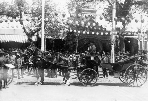 Carruaje de Don Carlos Pickman, agraciado con la Copa de Oro de los Duques de Andria, primer premio del concurso