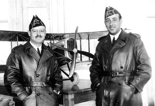 Don Mariano Barberán (izquierda) y Don Jacinto Collar (derecha)