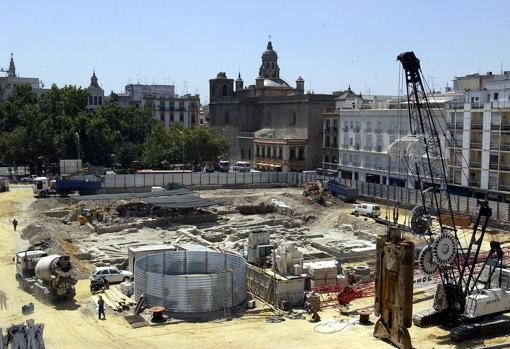 Las Setas en construcción