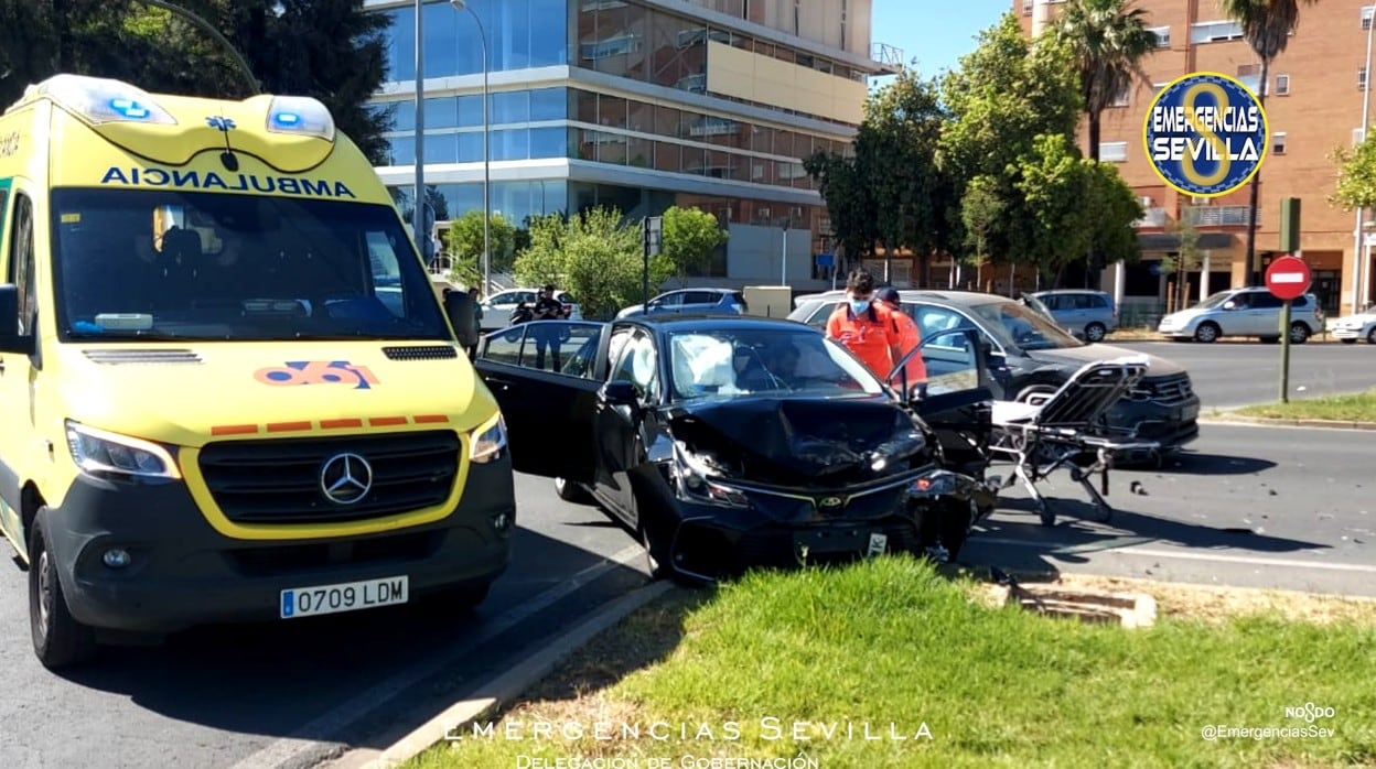 Un conductor de VTC hospitalizado tras chocar su veh culo con otro