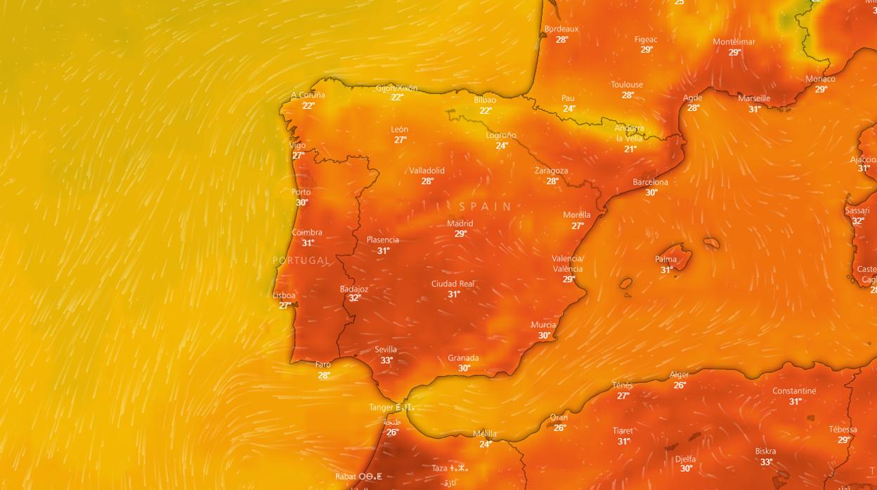 Ola de calor en España
