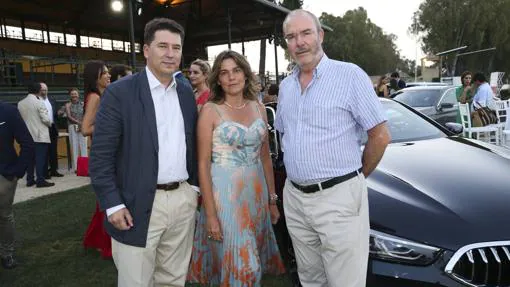 Eduardo Osborne, Isabel Liñán y Manuel Clavero