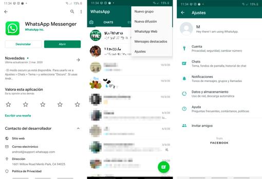 Cómo activar el modo oscuro de WhatsApp en Android