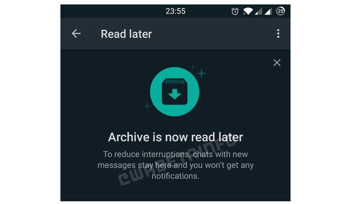 Esta función permitirá si lo deseamos sufrir menos intrerrupciones de nuevos mensajes