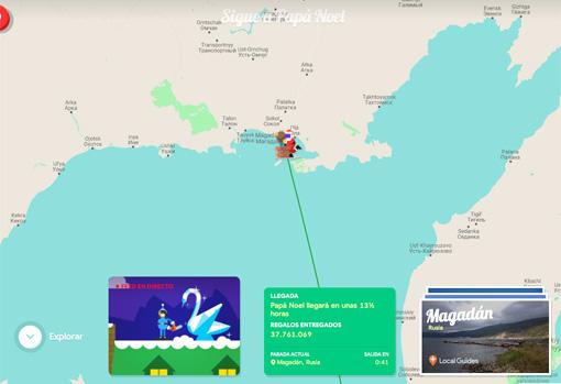 Google te permite saber por dónde va Papa Noel con Santa Tracker