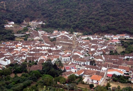 Vista aérea del pueblo