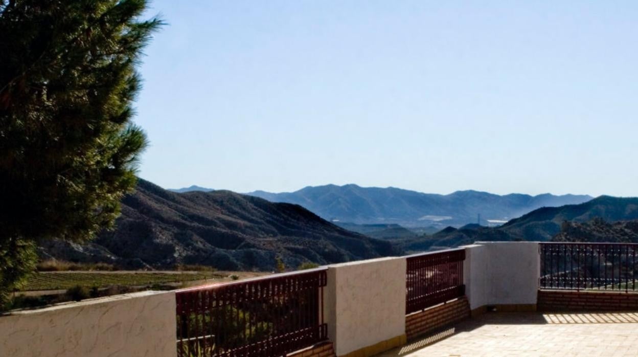 Vistas al Valle del Almanzora desde el cortijo 'Las Gachas'.