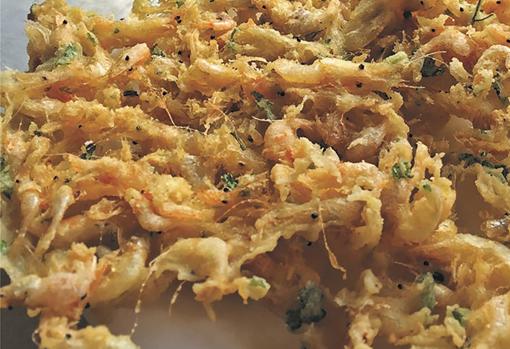 Tortillitas de camarones de Casa Balbino