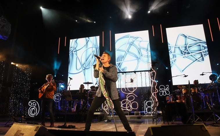 El cantante, en La Axerquía