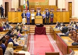El manifiesto contra la violencia machista vuelve a aislar a Vox en el Parlamento de Andalucía