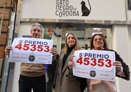 El Gato Negro vuelve a dar suerte a Córdoba con diez décimos de uno de los quintos premios