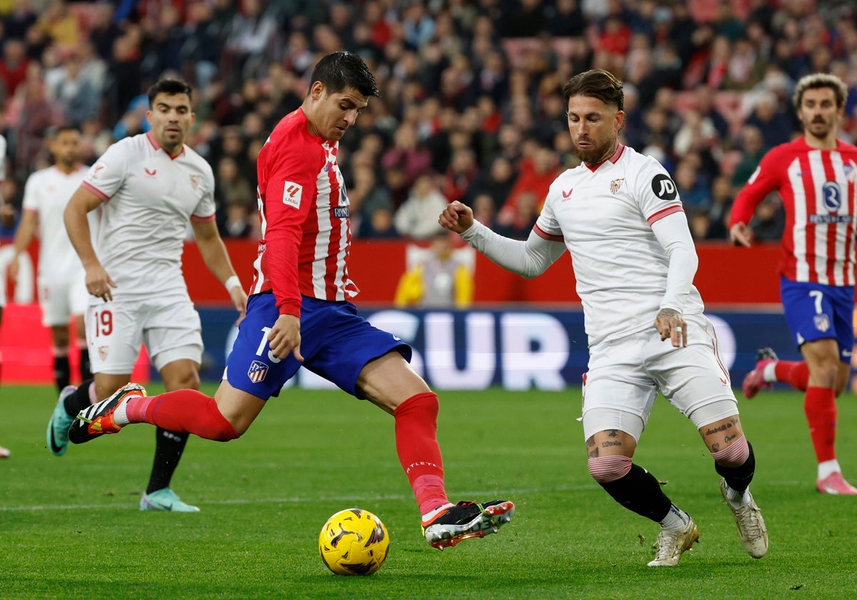 Sevilla contra o Atlético de Madrid (Foto: ABC de Sevilla)