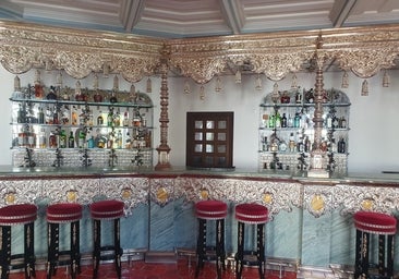 Un palio de plata en la decoración de un hotel de Portugal