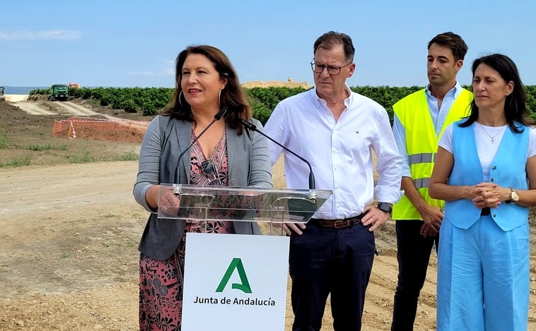 Las conducciones de agua para el abastecimiento de Burguillos superan ya el 50% de ejecución