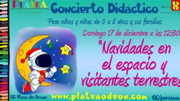 Cartel del concierto didáctico